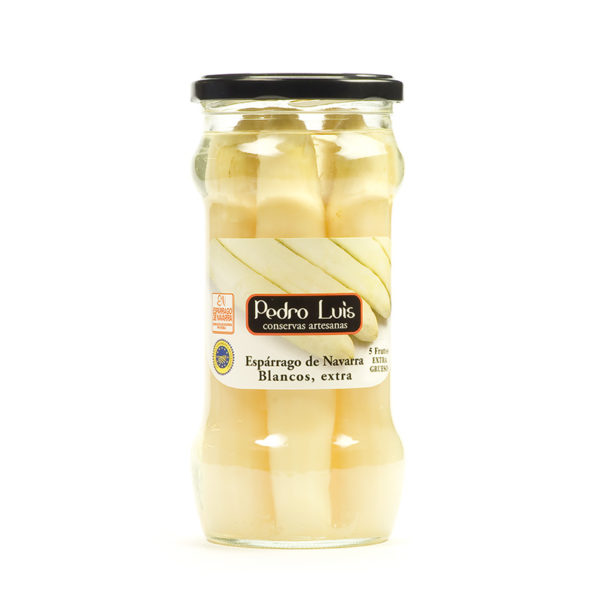 Espárrago blanco de Navarra frasco