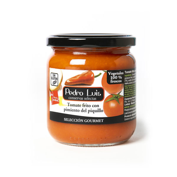 Tomate frito con piquillo