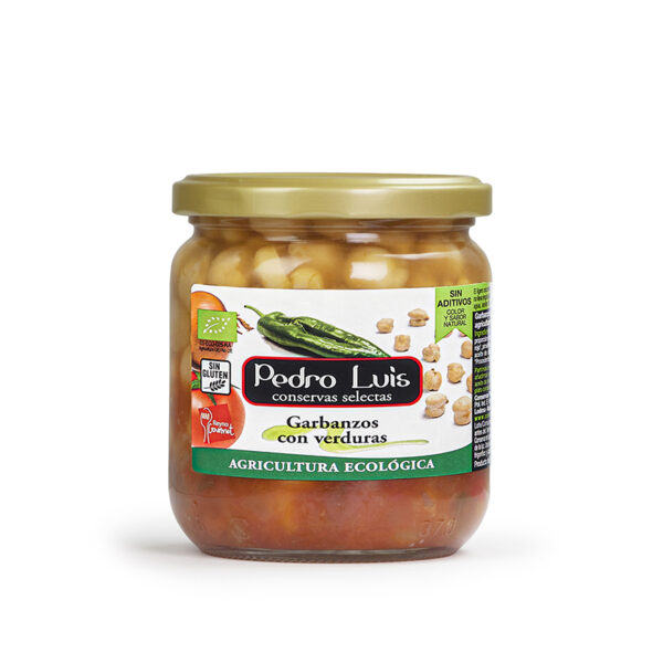 Garbanzo con verduras eco 370 ml